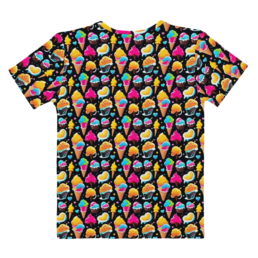 Ice Cream Pattern All Over Print T-shirt product image (9)