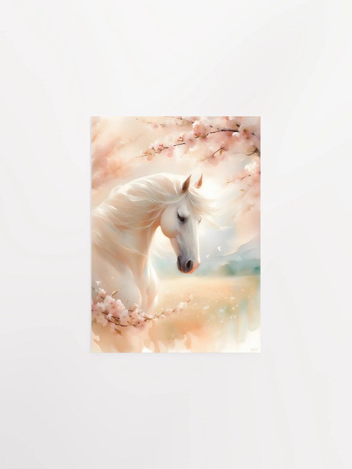 Ethereal Blossom Horse Poster product image (5)