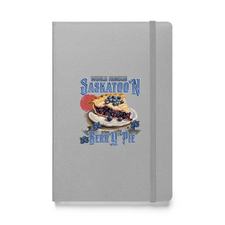 Saskatoon Berry Pie Hardcover Notebook product image (1)