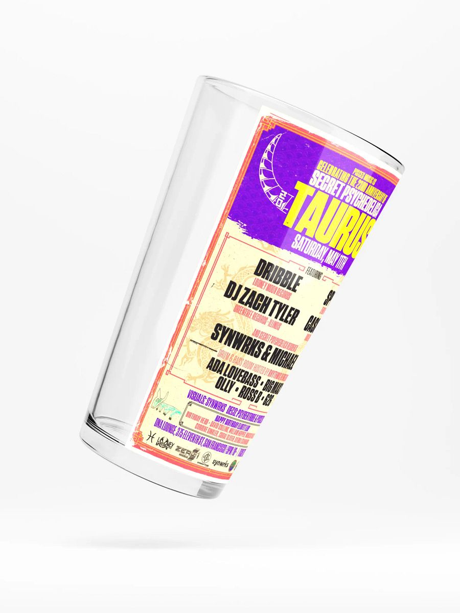 Taurus 2024 Shaker Pint Glass product image (4)