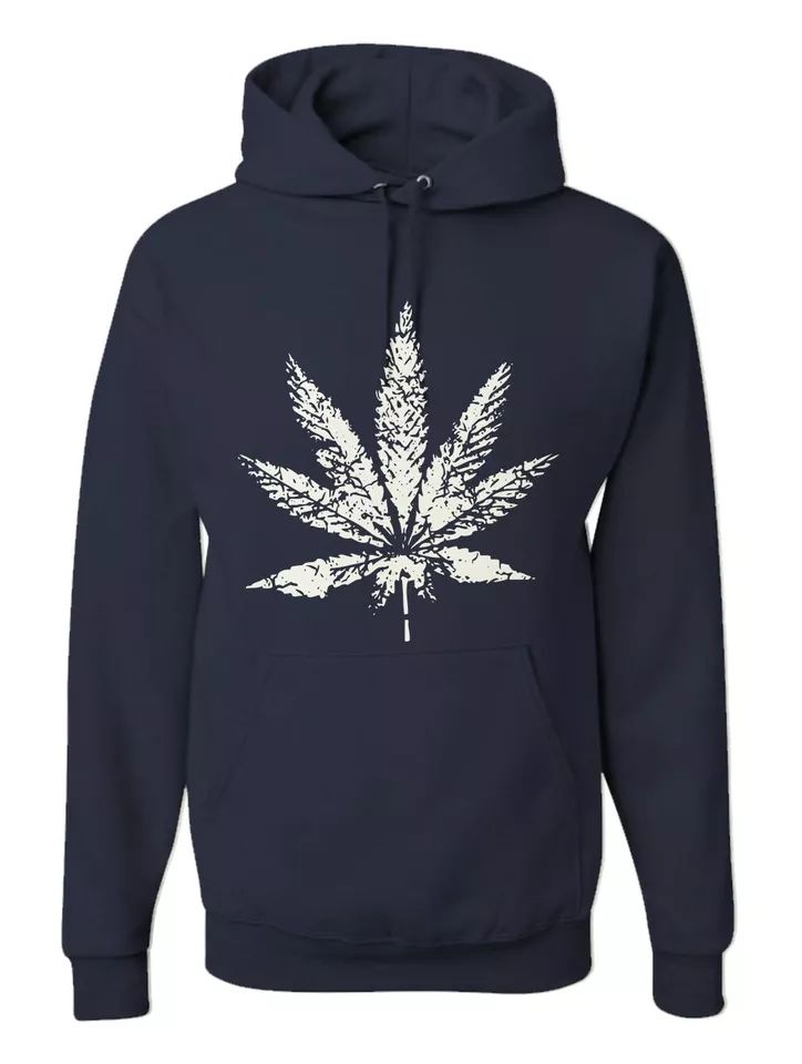 New Adult Pot Leaf Marijuana Hoodie Medical Cannabis Graphic Sweatshirt product image (2)