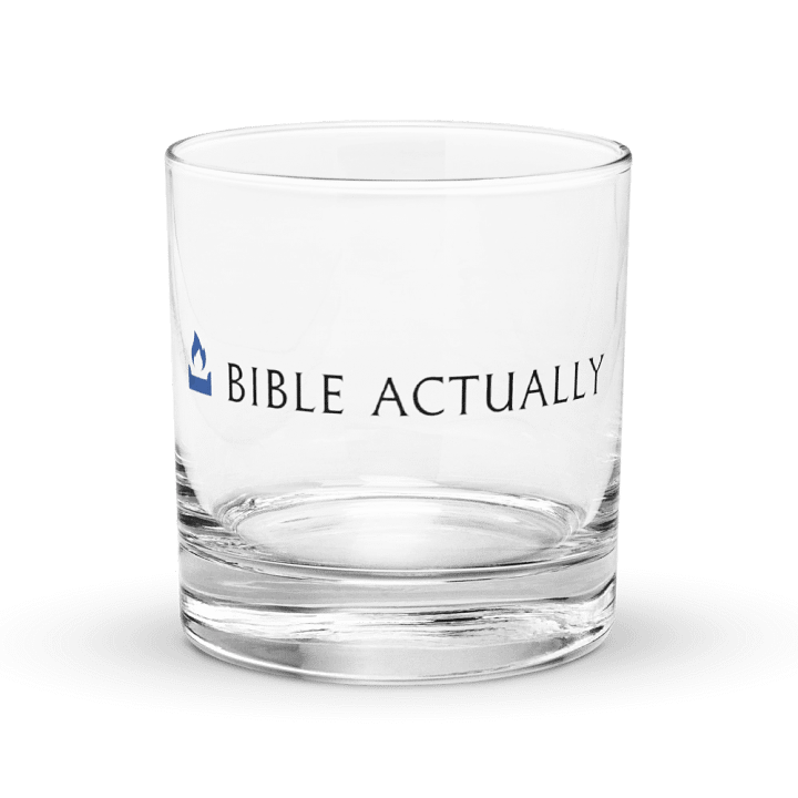 Bible Actually Whiskey Glass product image (1)