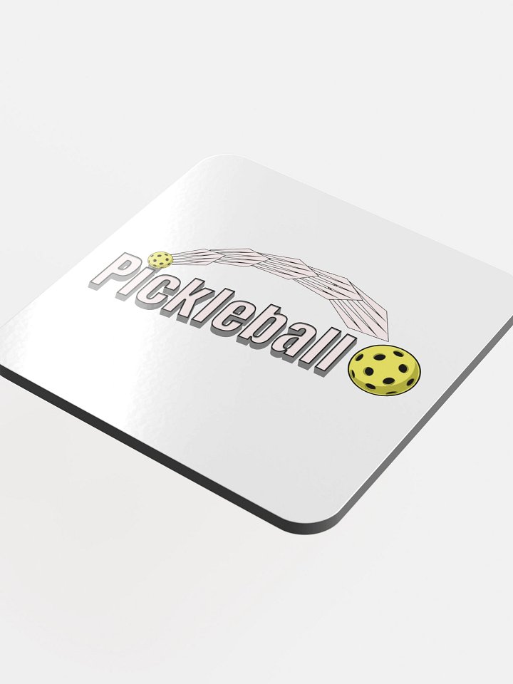 Pickleball Swoosh Motion Cork Coaster product image (1)