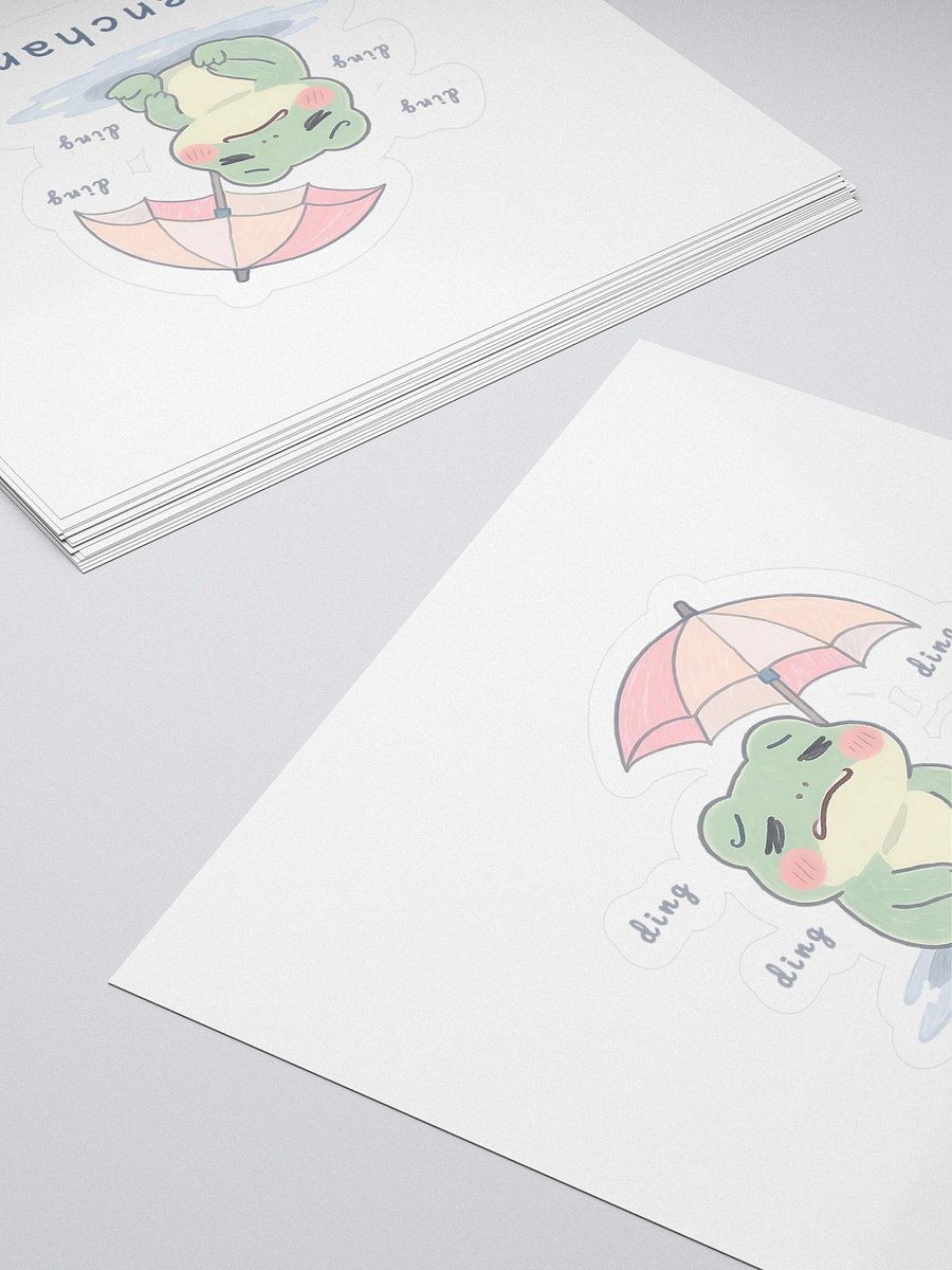 Gwenchana Frog Kiss Cut Stickers product image (4)