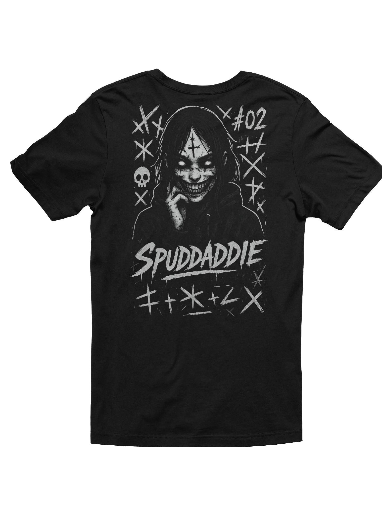 #02 SPUDDADDIE // Blackout Curse T-Shirt product image (2)