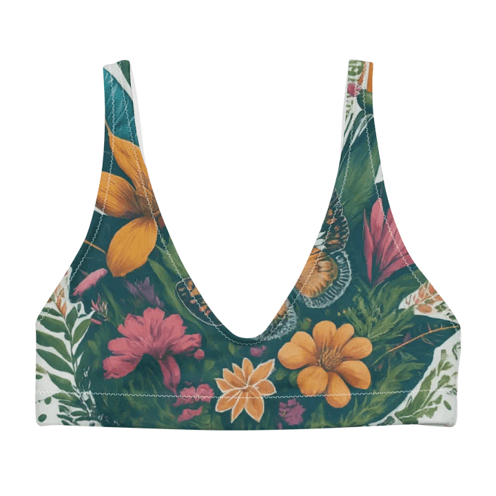 Butterfly Blooms Recycled Bikini Top product image (1)