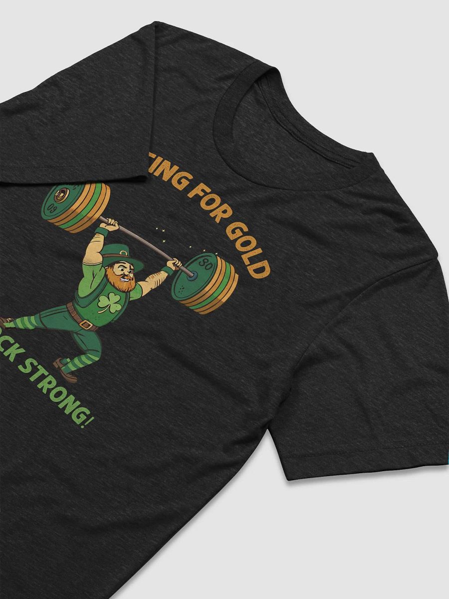 Lifting for Gold Shamrock Strong Leprechaun Tee product image (12)
