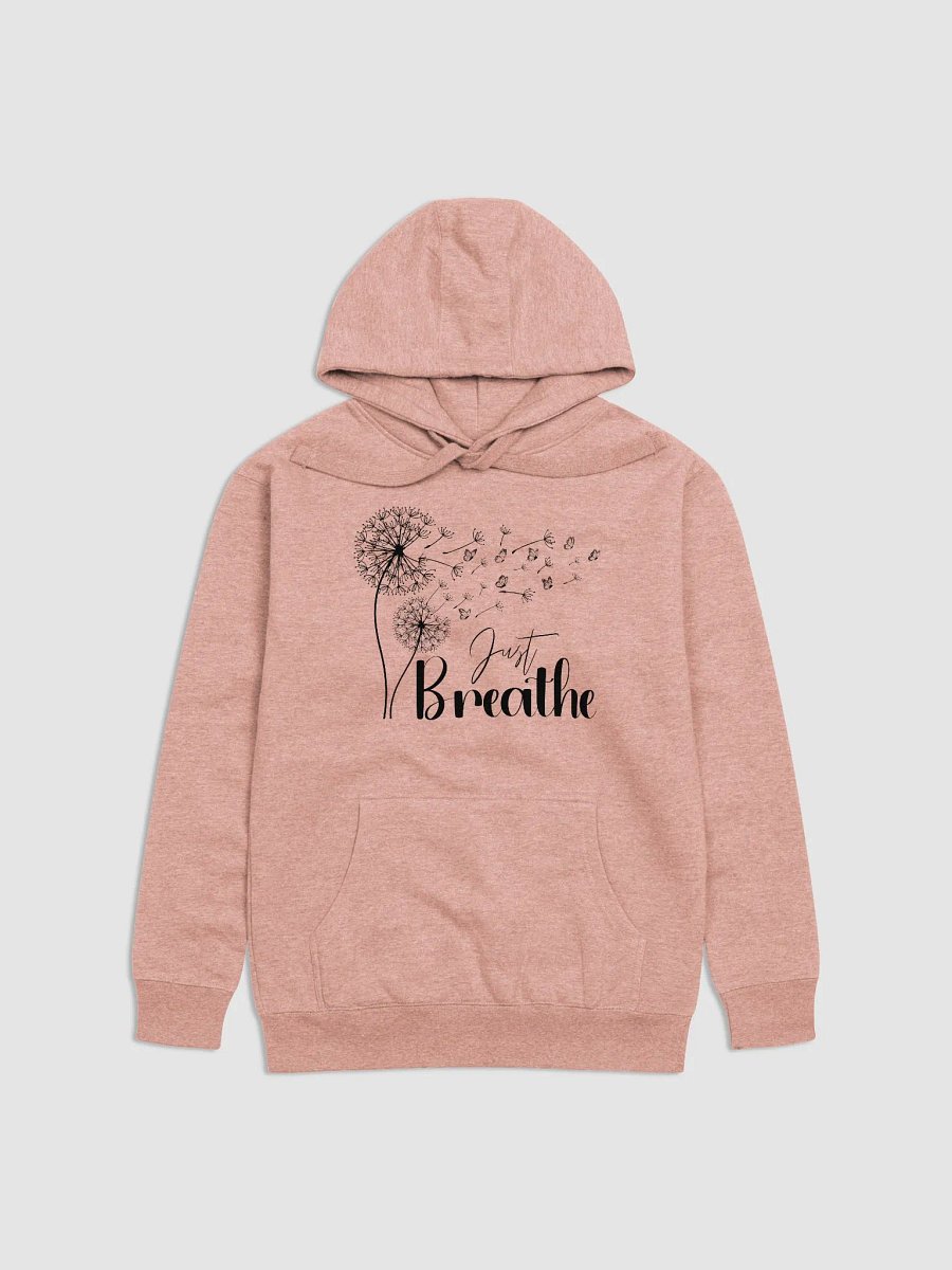 Just Breathe Black Dandelion Cotton Heritage Hoodie product image (5)
