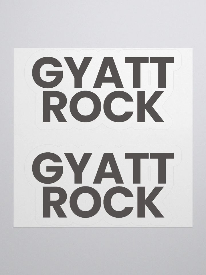 Gyatt Rock stickers product image (1)