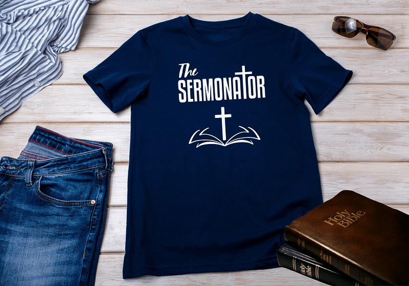 The Sermonator Pastor Appreciation Unisex Faith T-Shirt