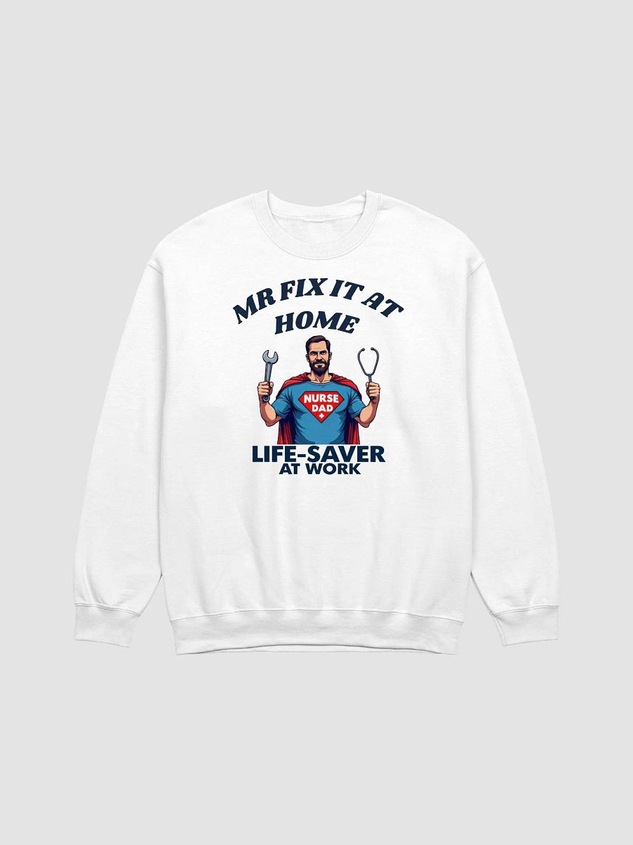 Nurse Dad Life-Saver Crewneck Sweatshirt product image (4)