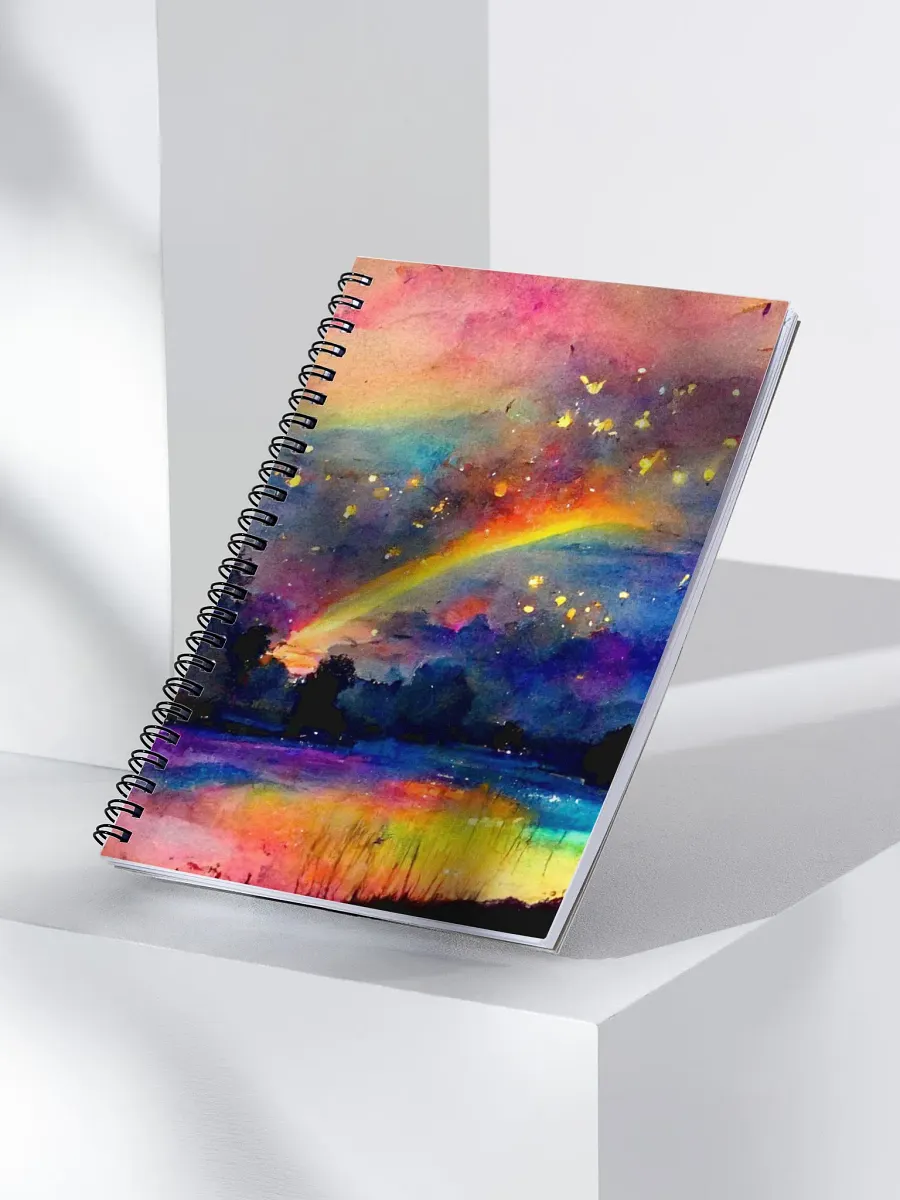 Dreamscape Reflections Spiral Notebook product image (3)