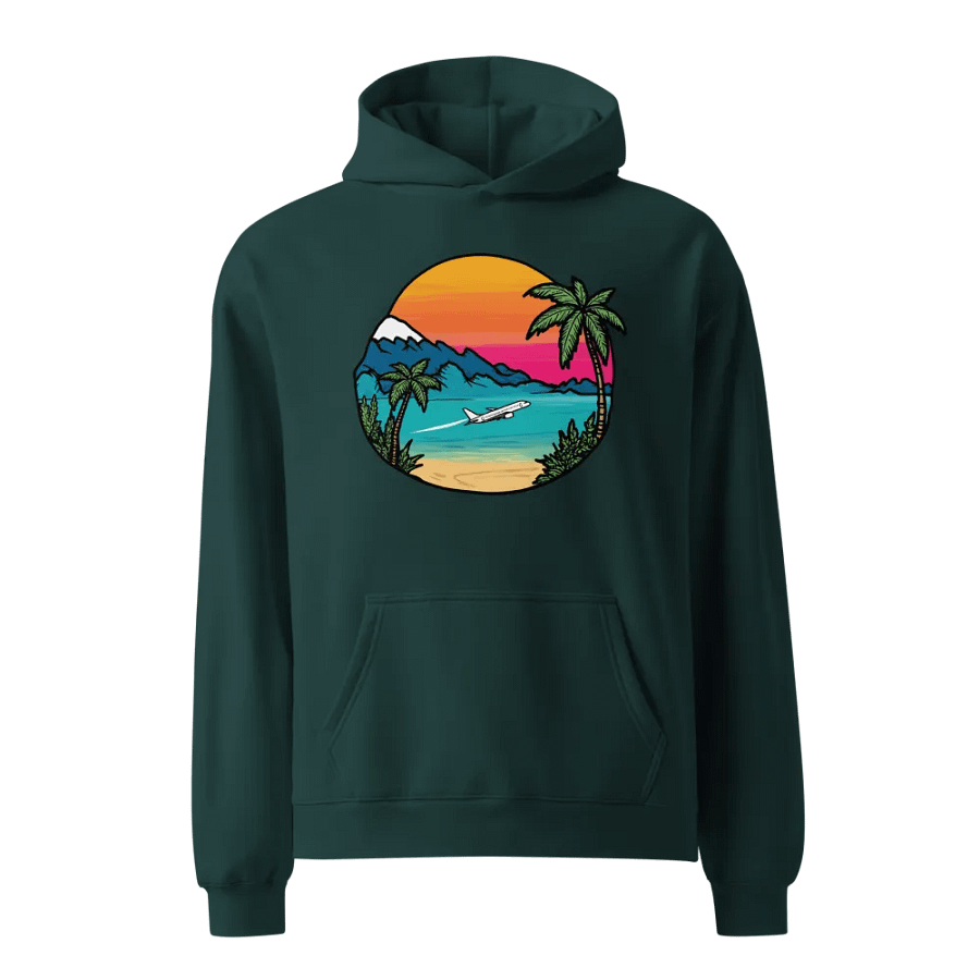 AS Colour Unisex Premium Oversized Hoodie | AI-Designed Symbols of Adventure product image (1)