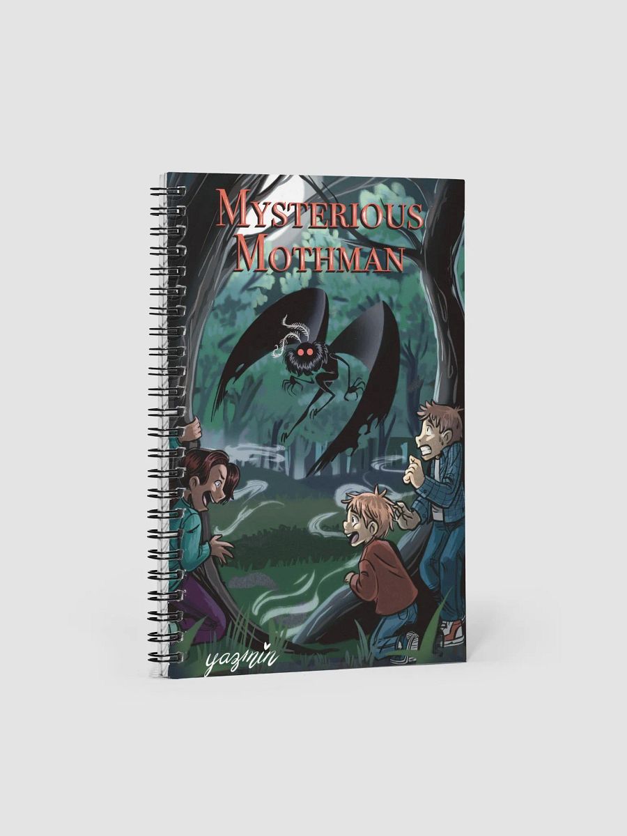 Mothman Encounter: Notebook Illustration product image (1)