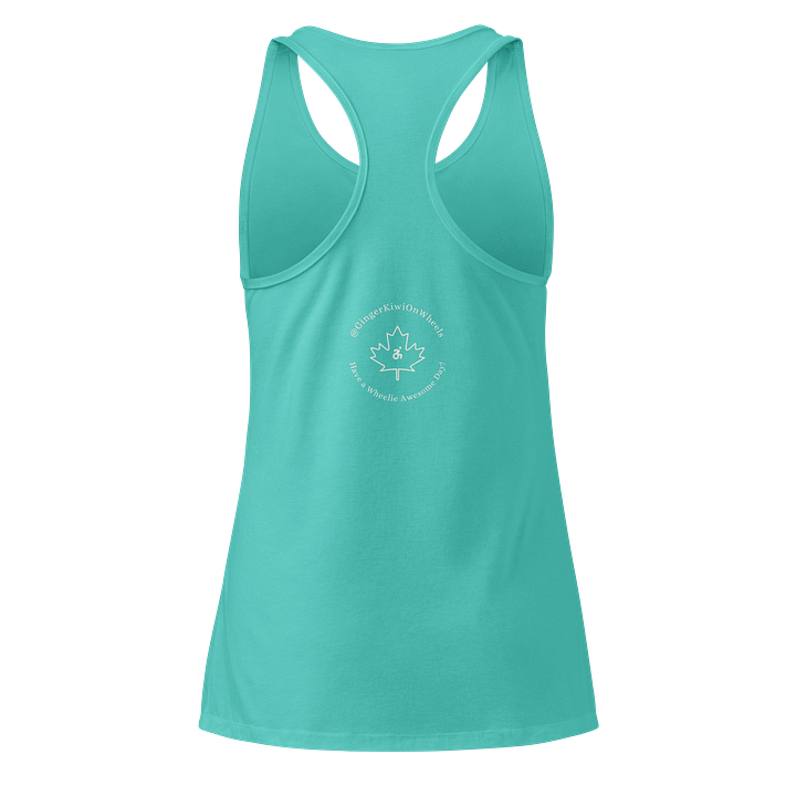 WHAT HAPPENED TO ME ? (2025 Edition): Racer-Back Tank-Top, Tahiti Blue product image (2)