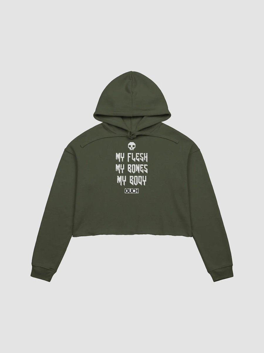 My Whole Body Hurts fleece crop hoodie product image (2)