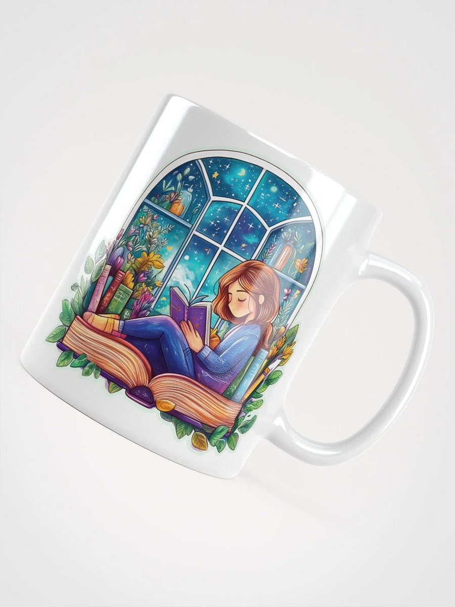 Enchanted Reading Nook White Mug product image (4)