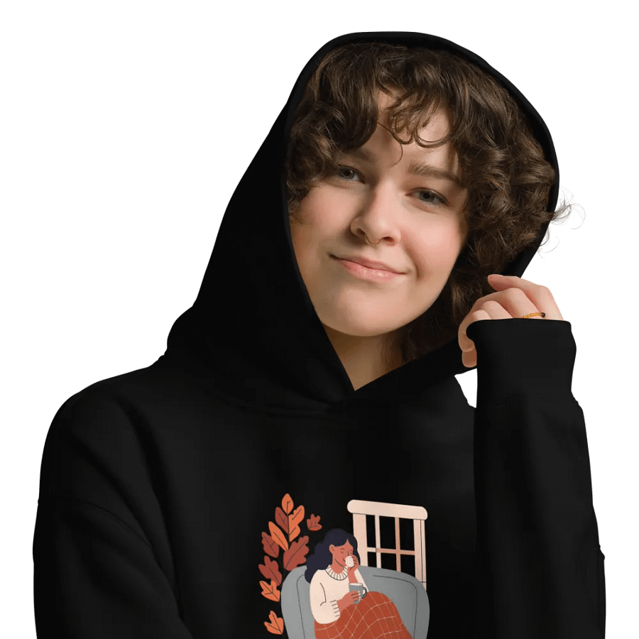 Cozy Girl Hoodie - Black product image (9)
