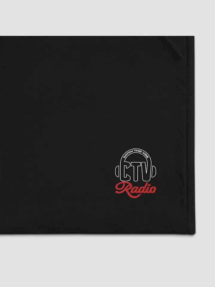 CTVRadio Embroidered Premium Sherpa Blanket product image (1)