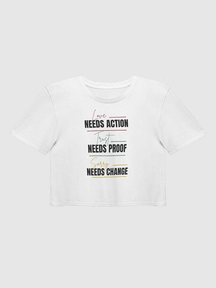 Love needs action -White product image (1)
