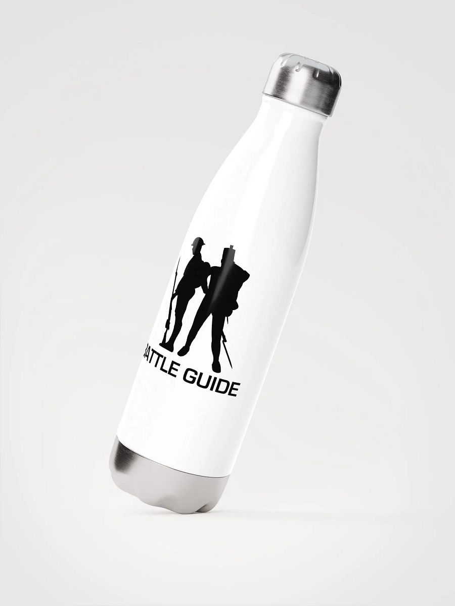 Battle Guide | Steel Water Bottle | White product image (2)