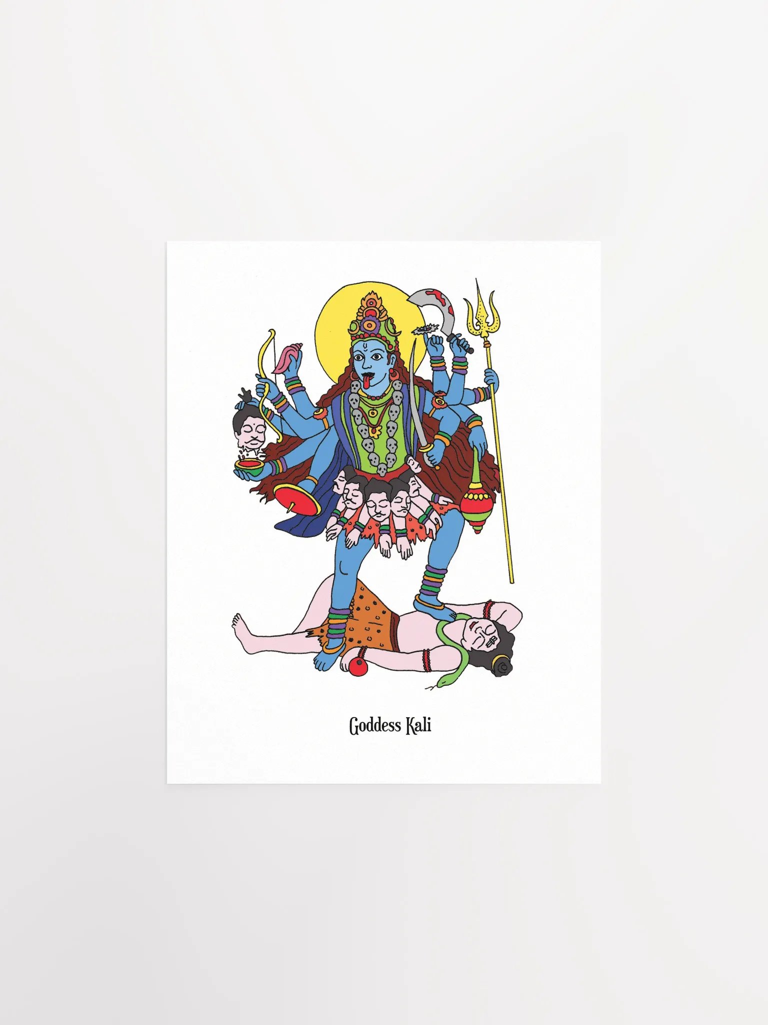 Goddess Kali 8x10 Print product image (1)