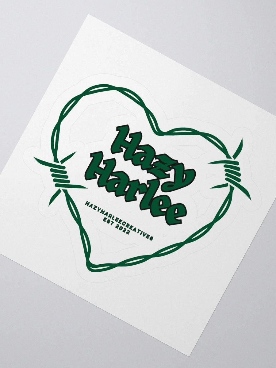 Barbed Heart Kiss Cut Stickers product image (3)