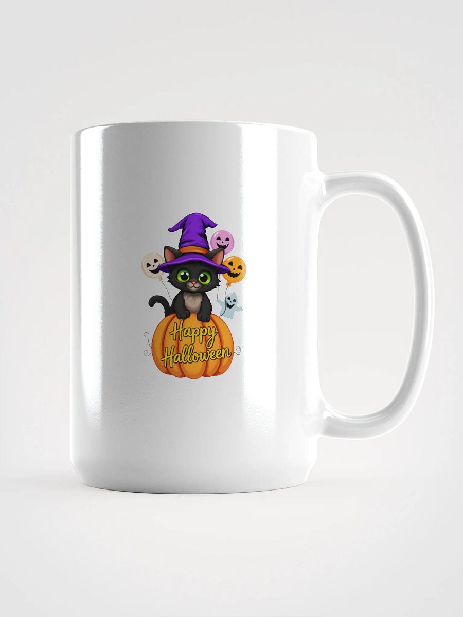 Witchy Sitting Pumpkin Cat Mug product image (1)