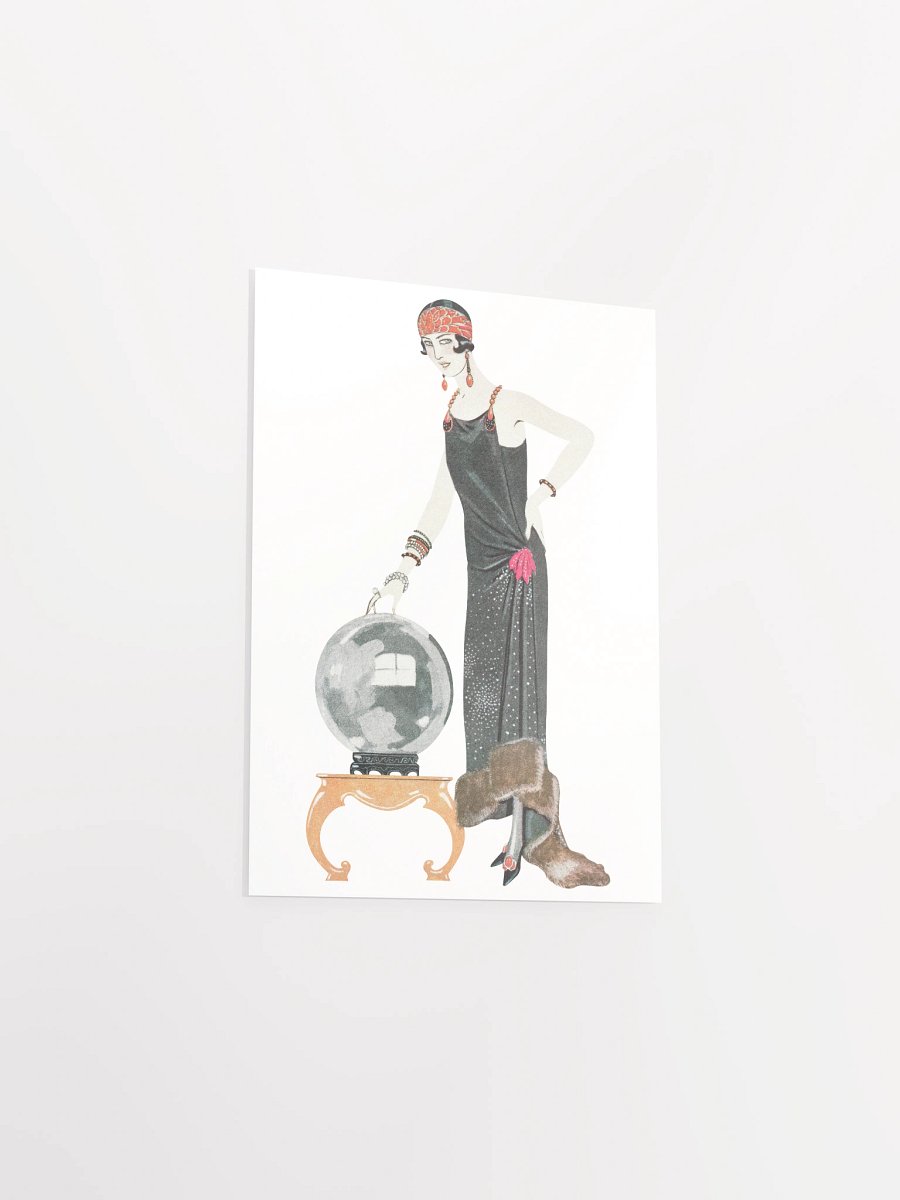 Mystical Art Deco Crystal Ball Poster product image (18)