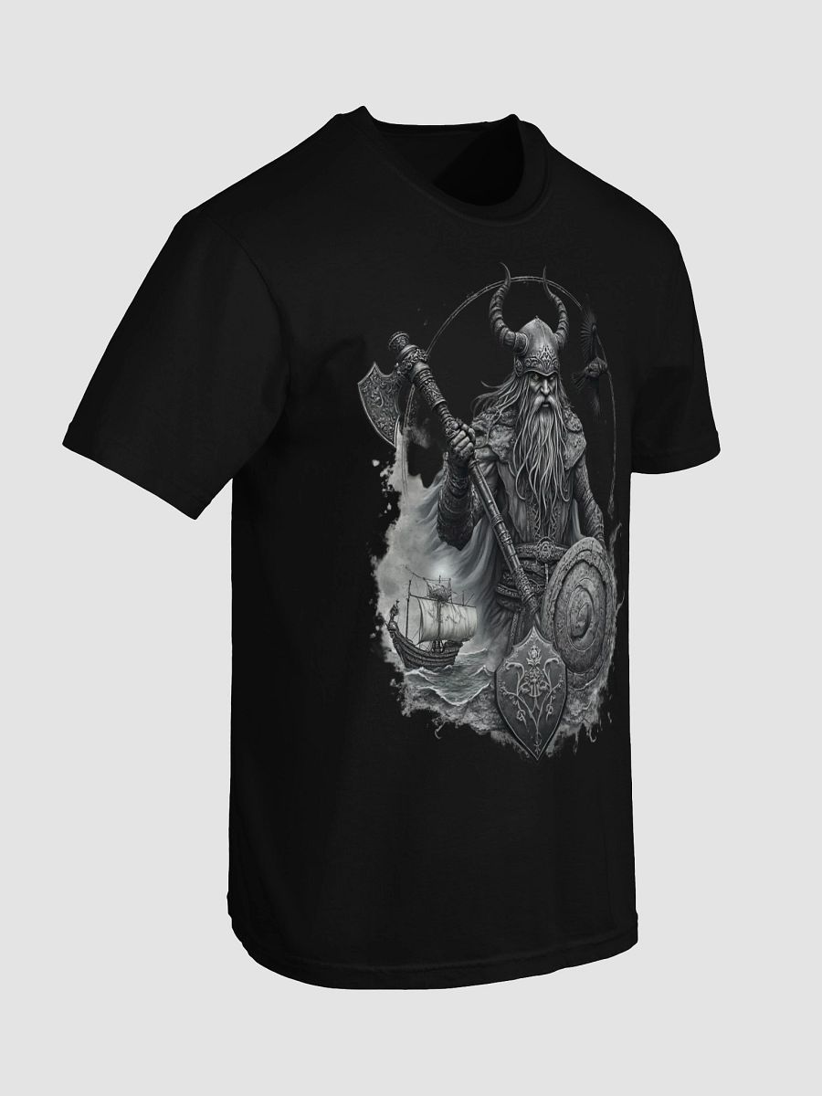 Warden of the Fjords – Forged In Valhalla Viking Guardian T-Shirt product image (89)