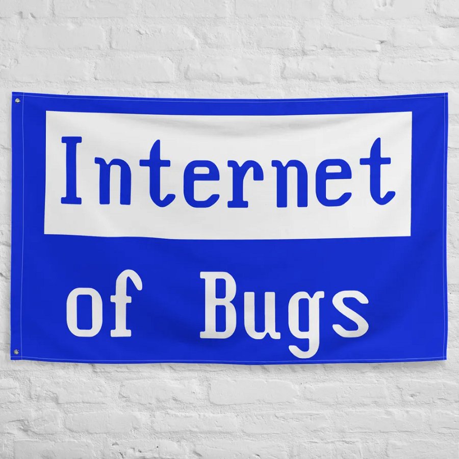 Internet Of Bugs Flag product image (10)