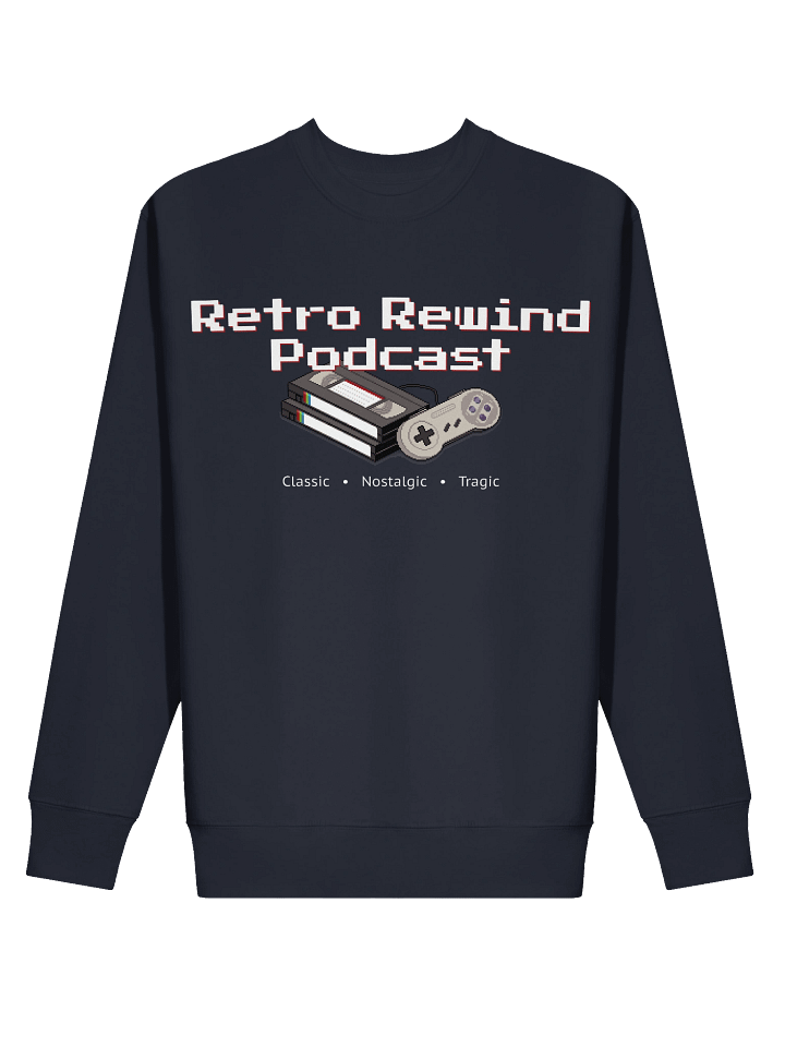 Retro Rewind Podcast New-Classic Design Sweatshirt (White) product image (13)