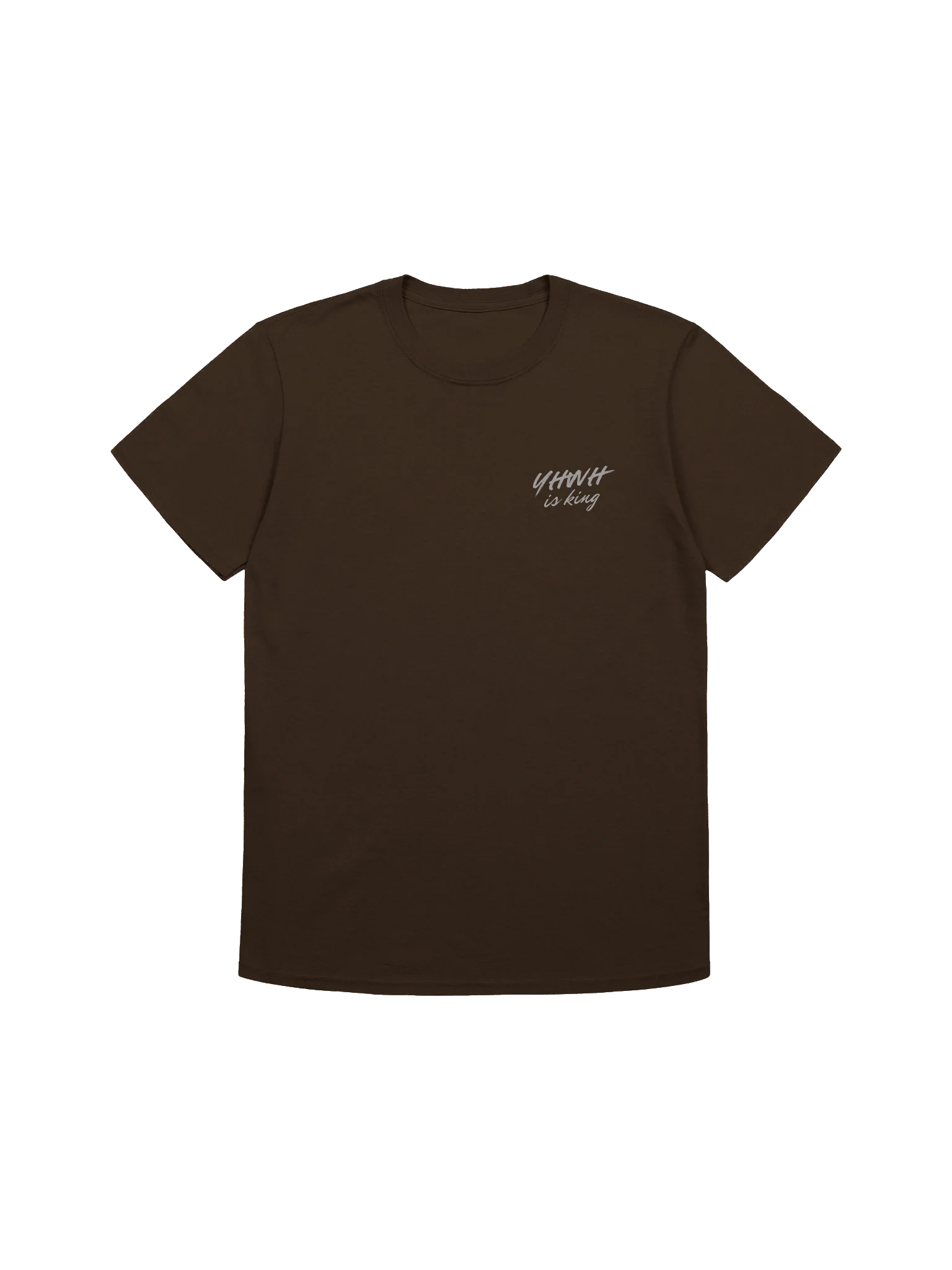 YHWH is King Brush Script T-Shirt product image (3)