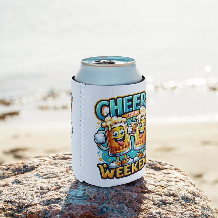 Cheers Beer Can Cooler – Insulated Drink Holder for Cold Beverages product image (2)