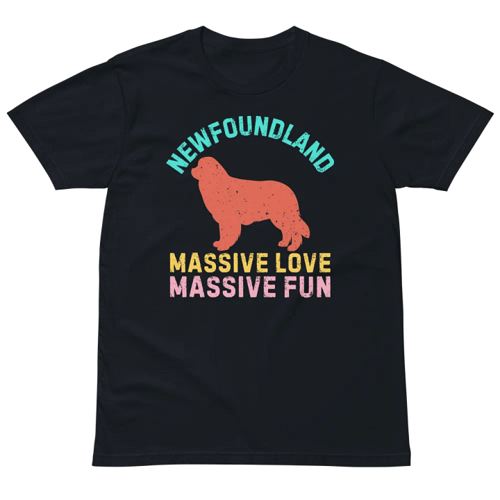 Newfoundland Dog Graphic Tee – Perfect Gift for Dog Lovers product image (2)