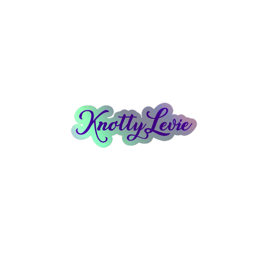 Knotty Holographic Sticker product image (1)
