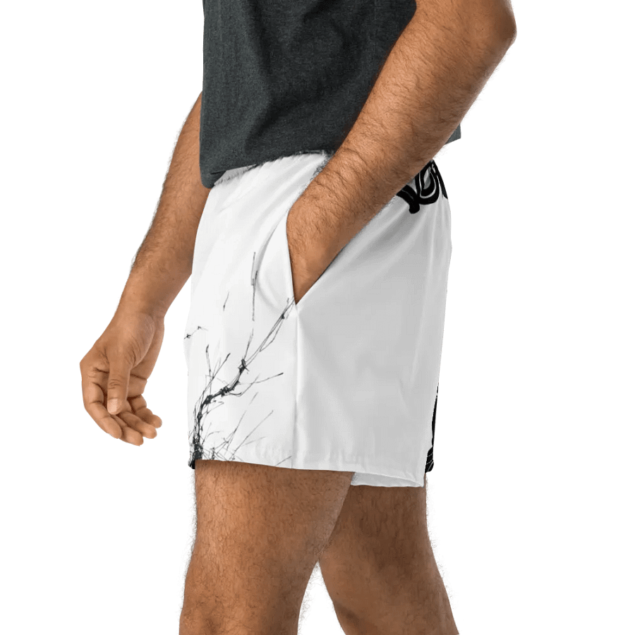Bamboo Print Unisex Athletic Shorts product image (6)