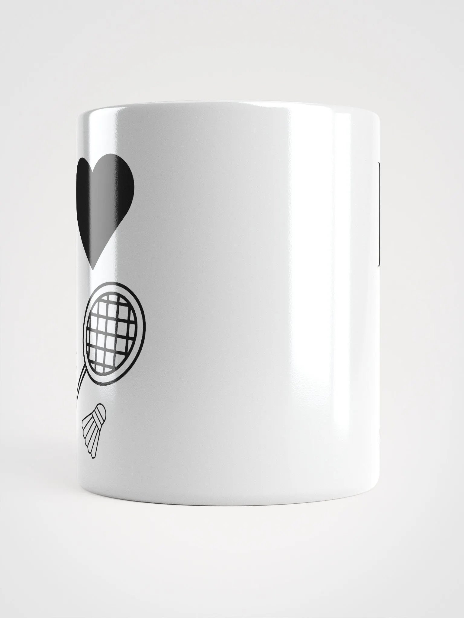 I ❤️ Badminton Mug product image (5)