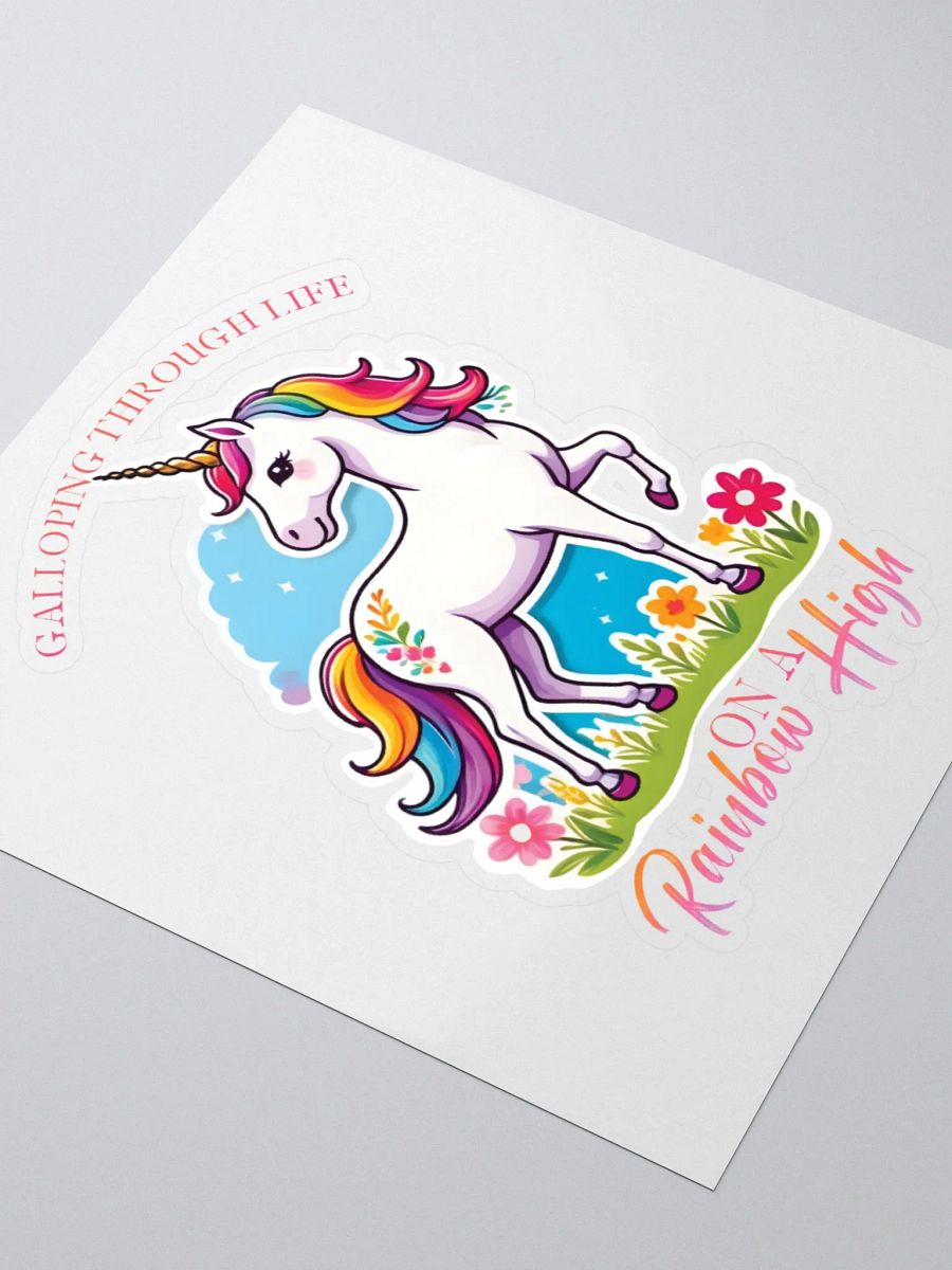 Rainbow Unicorn Stickers product image (8)