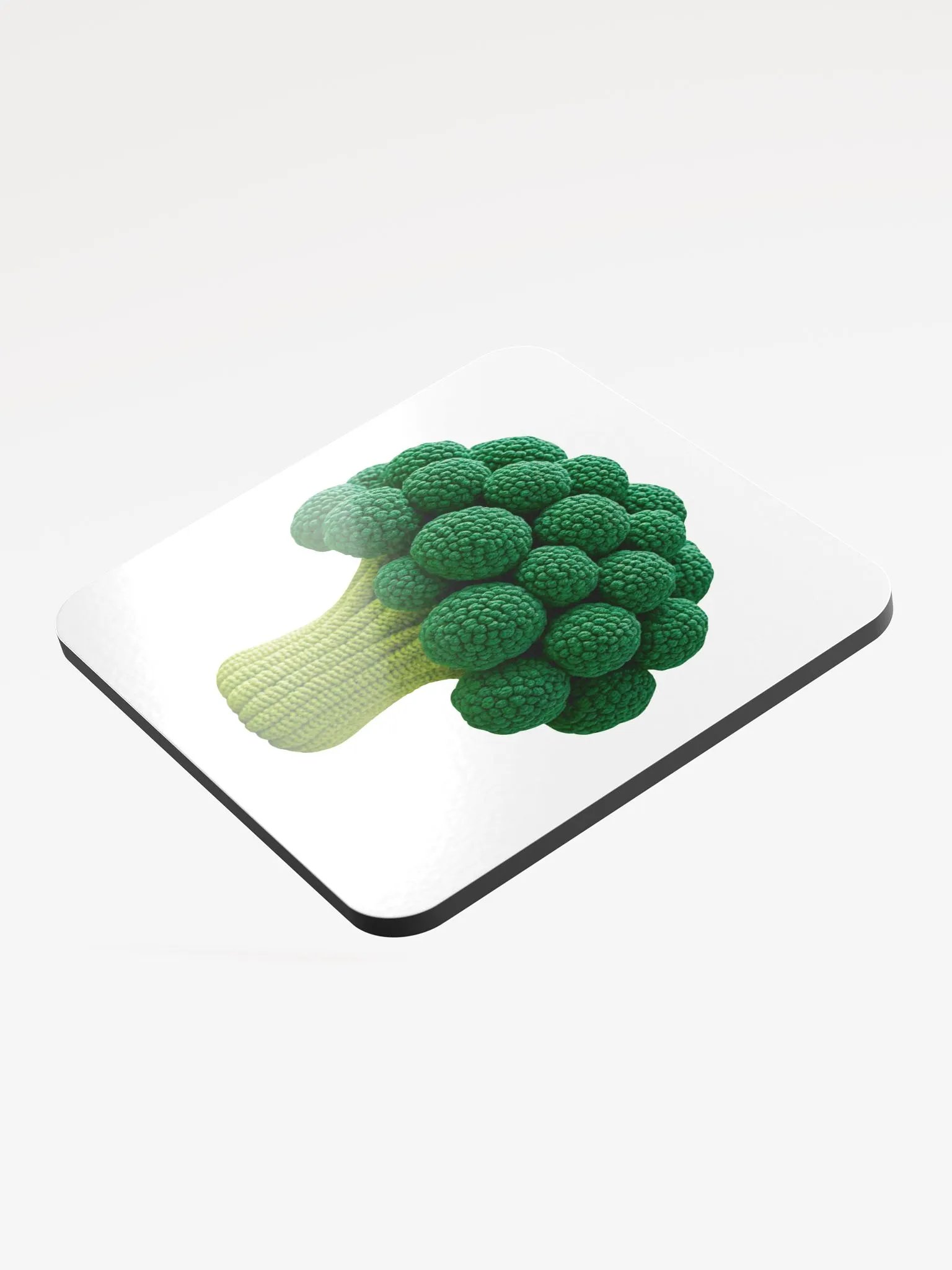 CozyAvocado Glossed Cork Coaster Broccoli #1 product image (3)