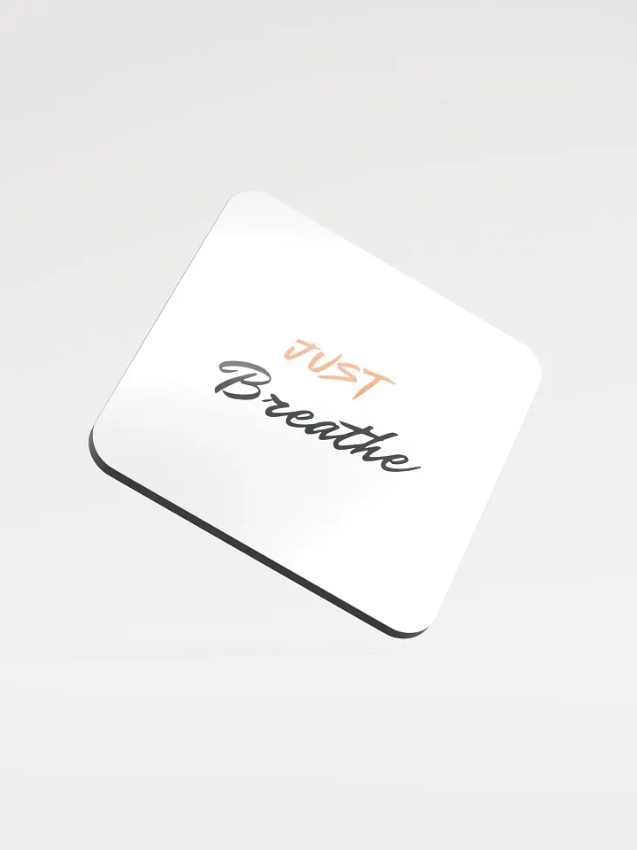JUST Breathe Cork Coaster product image (1)