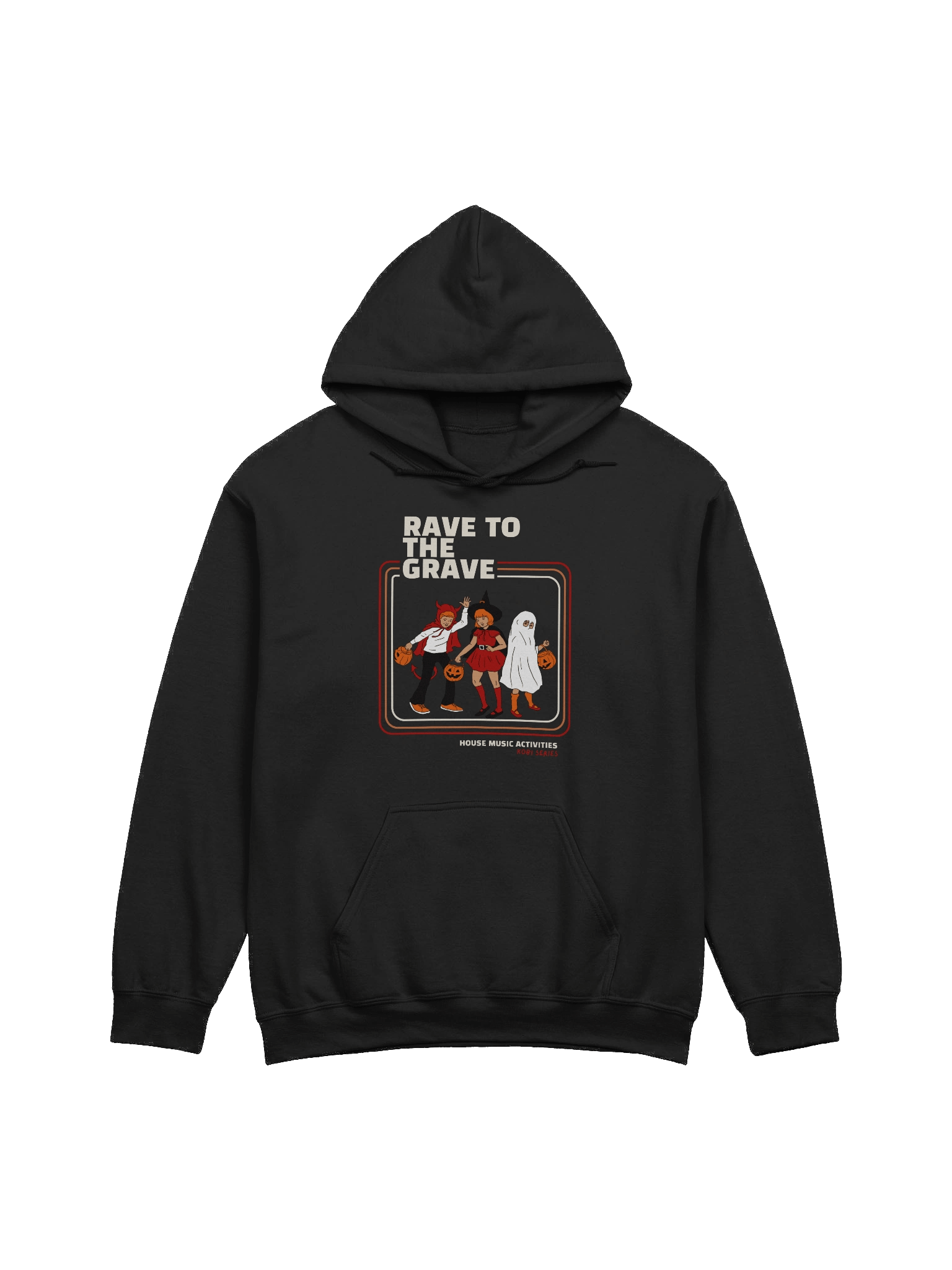 Rave to the Grave Halloween Hoodie product image (1)