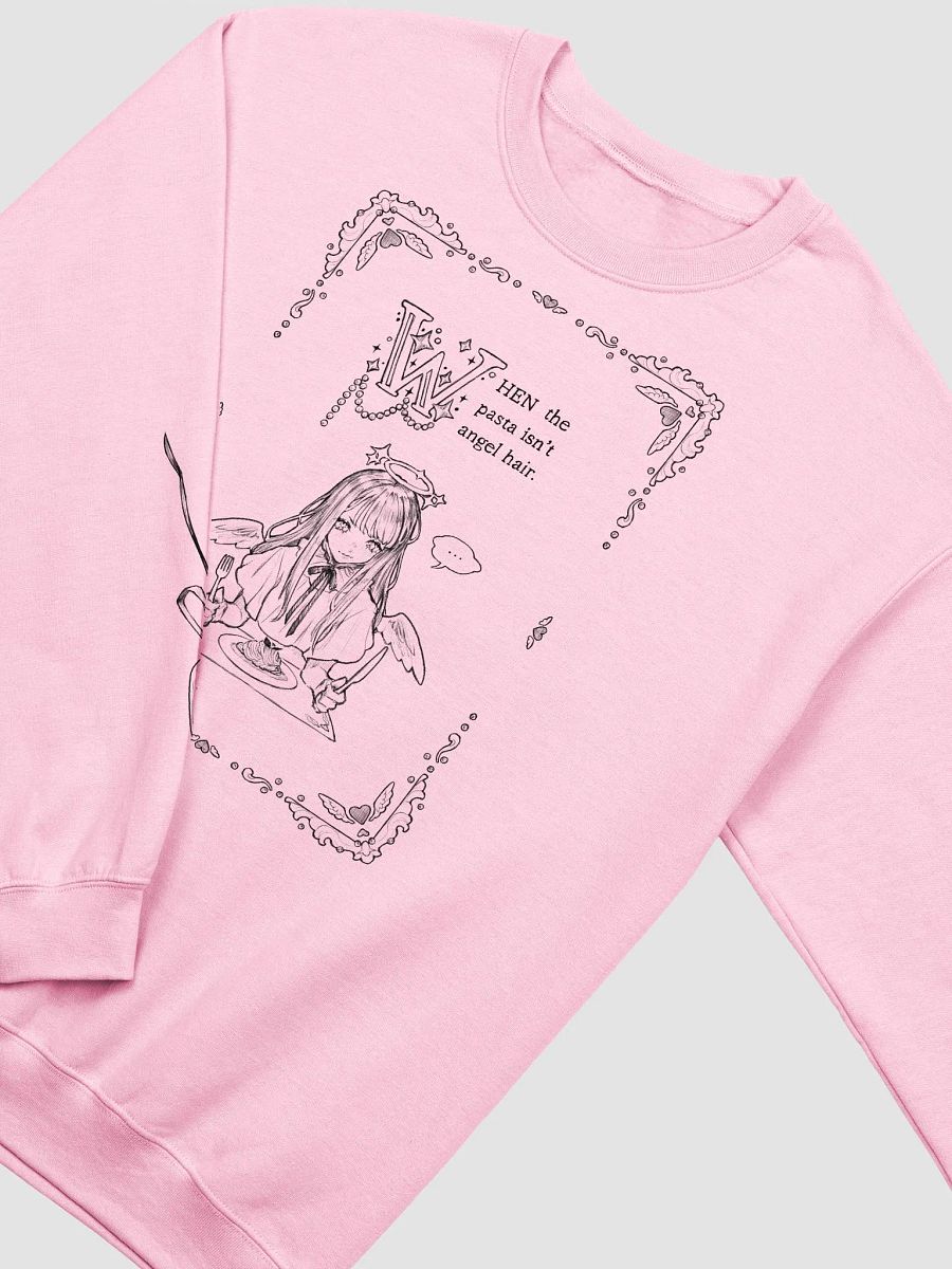 angel hair pasta // light crewneck product image (4)
