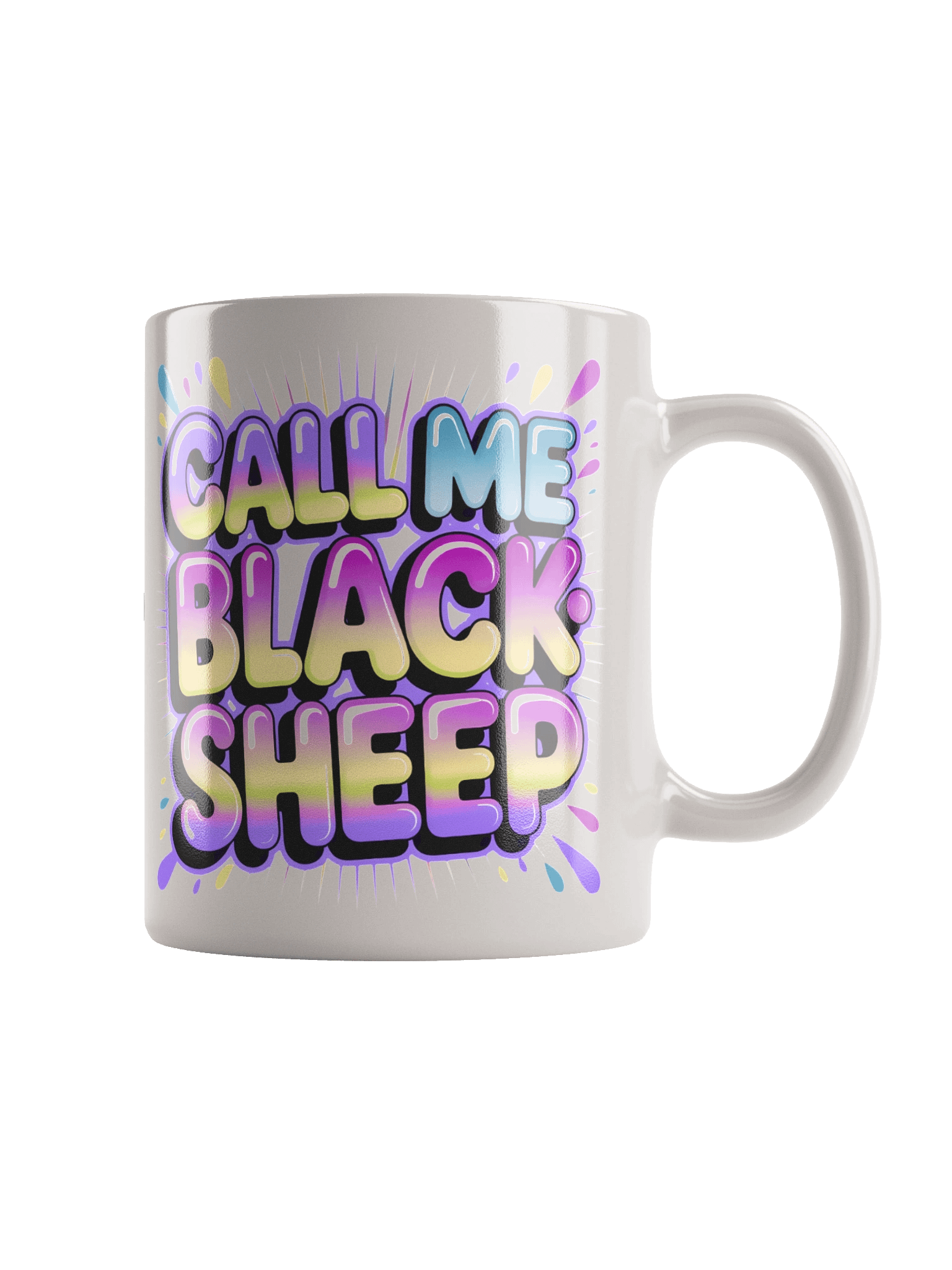 Dreamy CallMeBlackSheep White Glossy Mug product image (2)