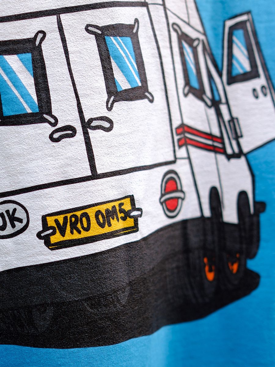 Wheelie Yellow driving T! (front and back print) product image (6)