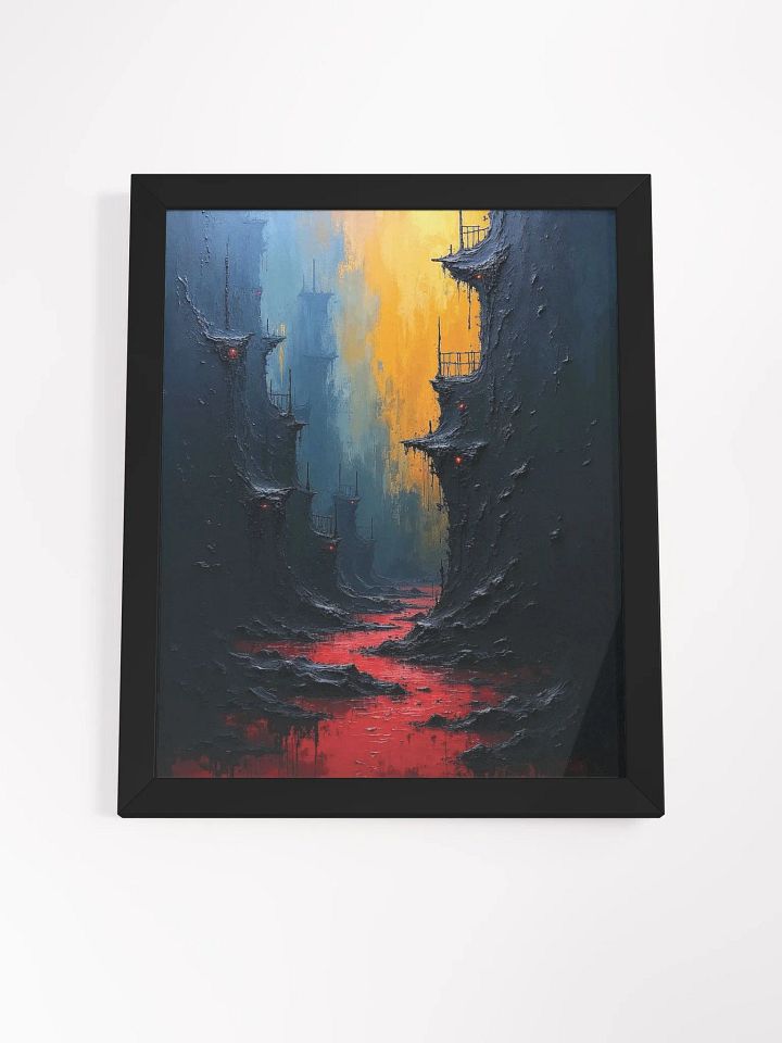 Fiery Abyss Framed Print product image (7)