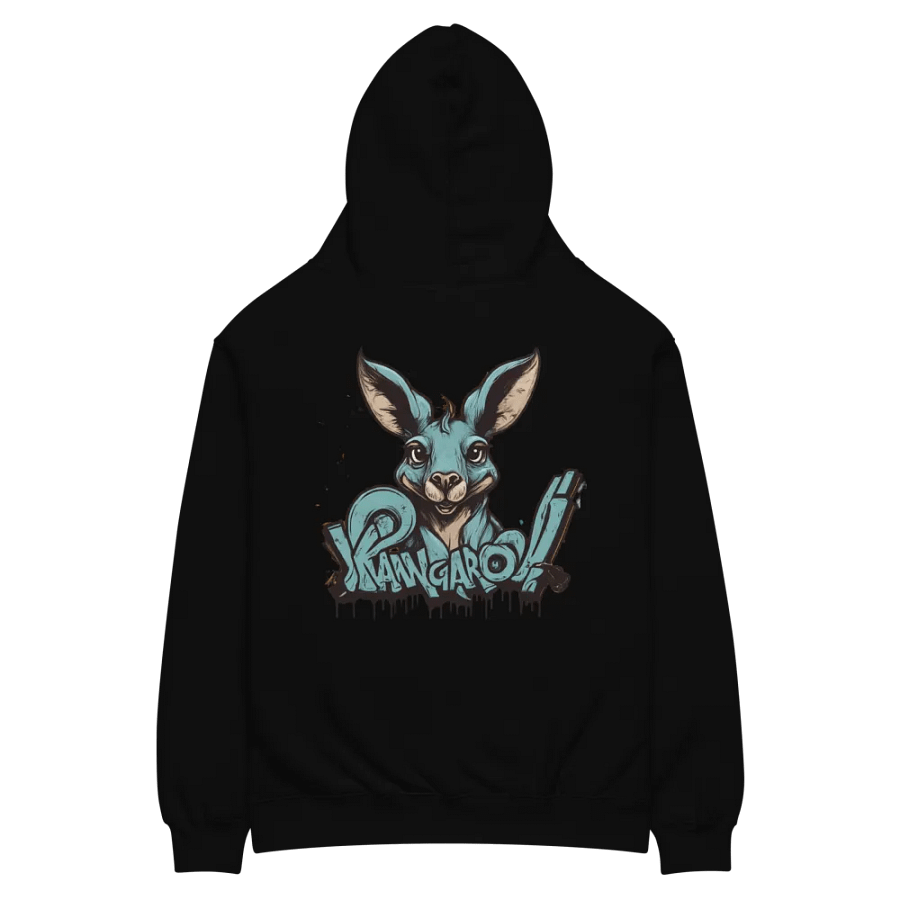KAWGAROO! Playful Kangaroo Oversized Hoodie product image (4)