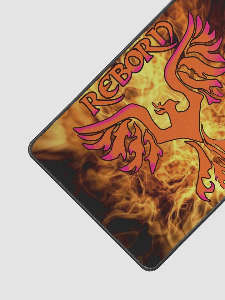 Fire Phoenix Rebirth Desk Mat 12”x 18” product image (2)
