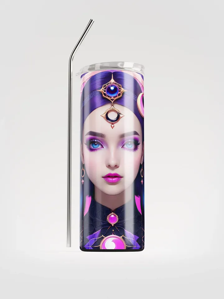Mystic Girl 20 oz Skinny Stainless Steel Tumbler - v2 product image (1)