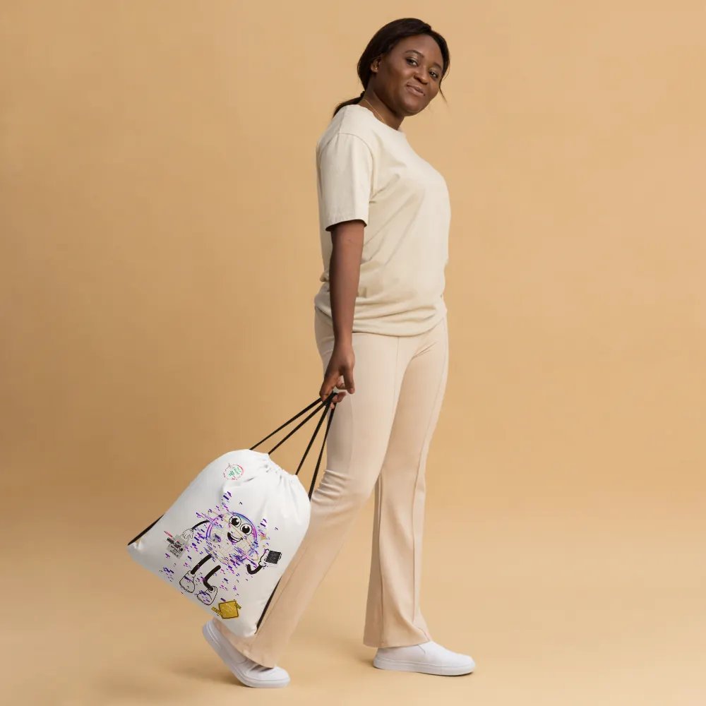 Glitch W0rLD Gym bag product image (3)